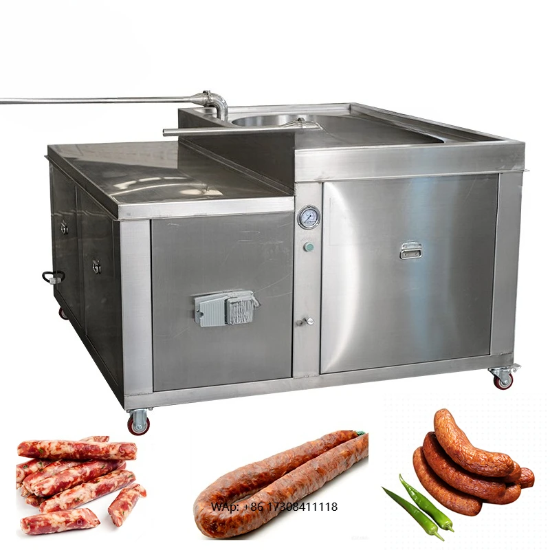 New commercial hydraulic sausage making and filling machine 304 stainless steel 500 kg/h output