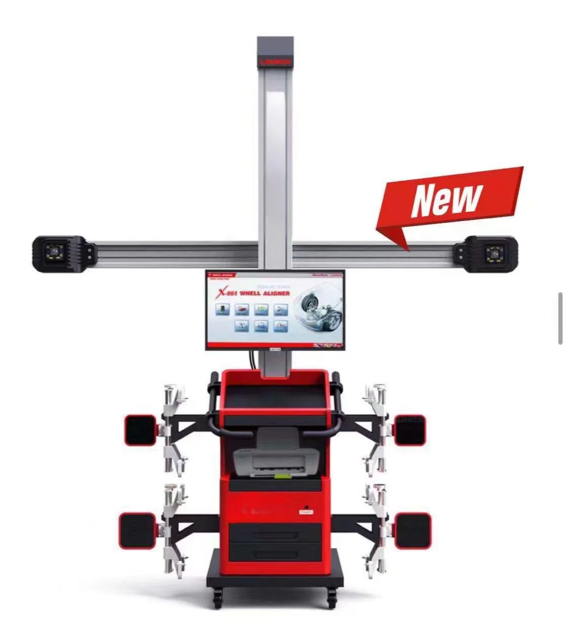 Eco Way Wheel Alignment Machine Original Launch X-861pro Auto Tracking 3D Wheel Aligner Four Launch