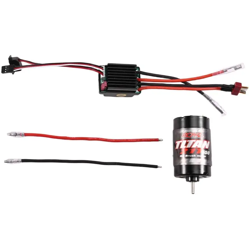 B05C-550 Brushed Motor Waterproof ESC 320A Speed Control Combination Set For 1/10 RC Car Crawler Axial SCX10