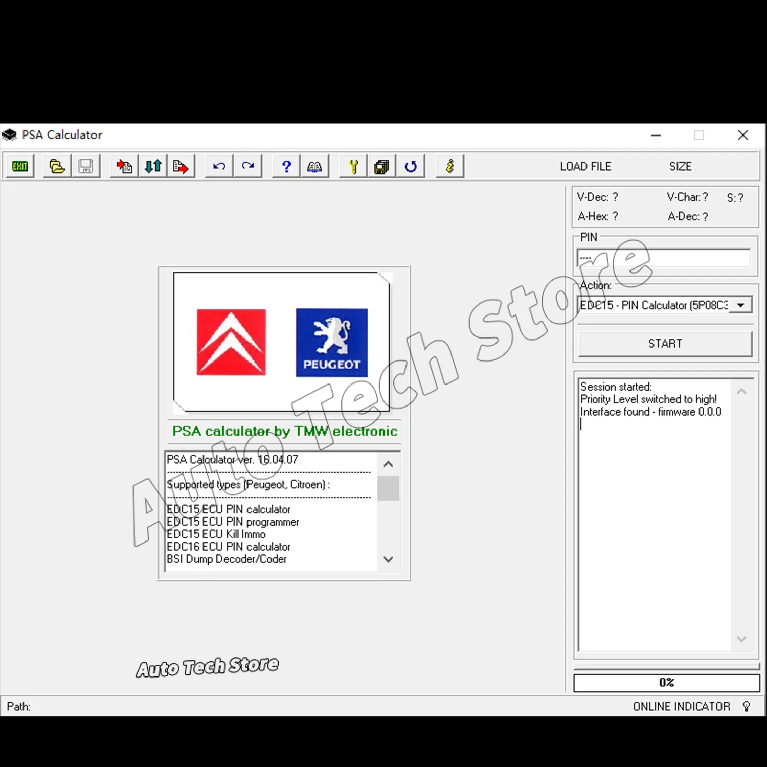 لآلة حاسبة PSA V16.04.07 برنامج لآلة حاسبة PSA PIN محرك PSA ECU ENCODE 3 في 1 برنامج لسيتروين لبيجو #3