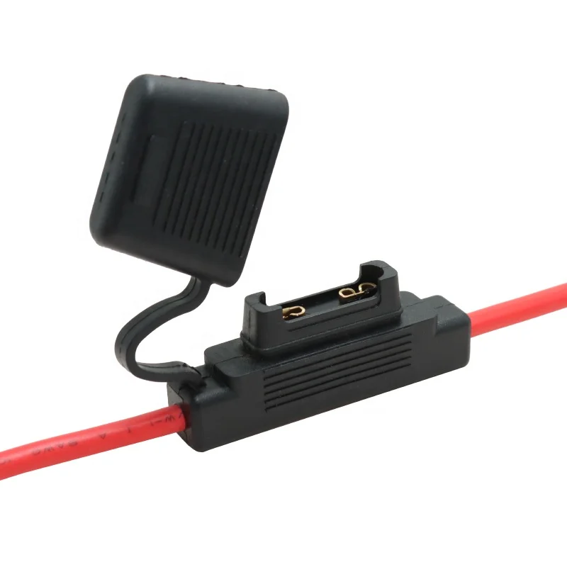 Custom in Line Car Auto ATM Blade Mini Fuse Waterproof 8AWG  Fuse Holder Cable