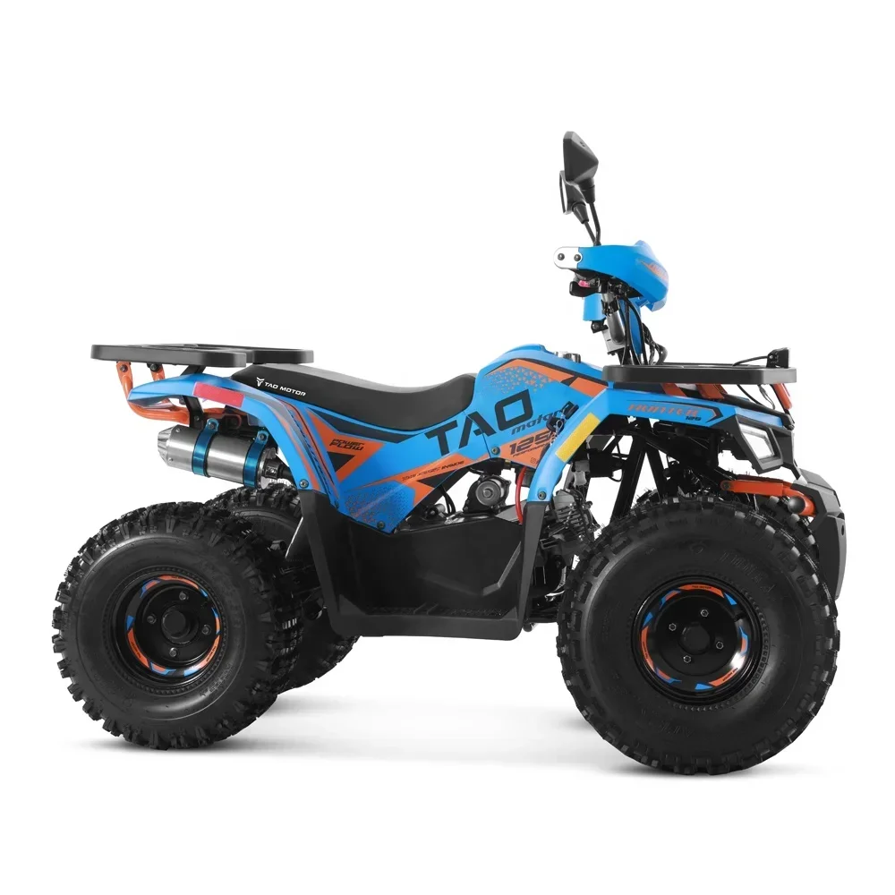 2024 สตาร์ทไฟฟ้าฟาร์มราคาถูก Quad Bike เครื่องยนต์ 4 จังหวะอัตโนมัติ 125cc ATV สําหรับเด็ก