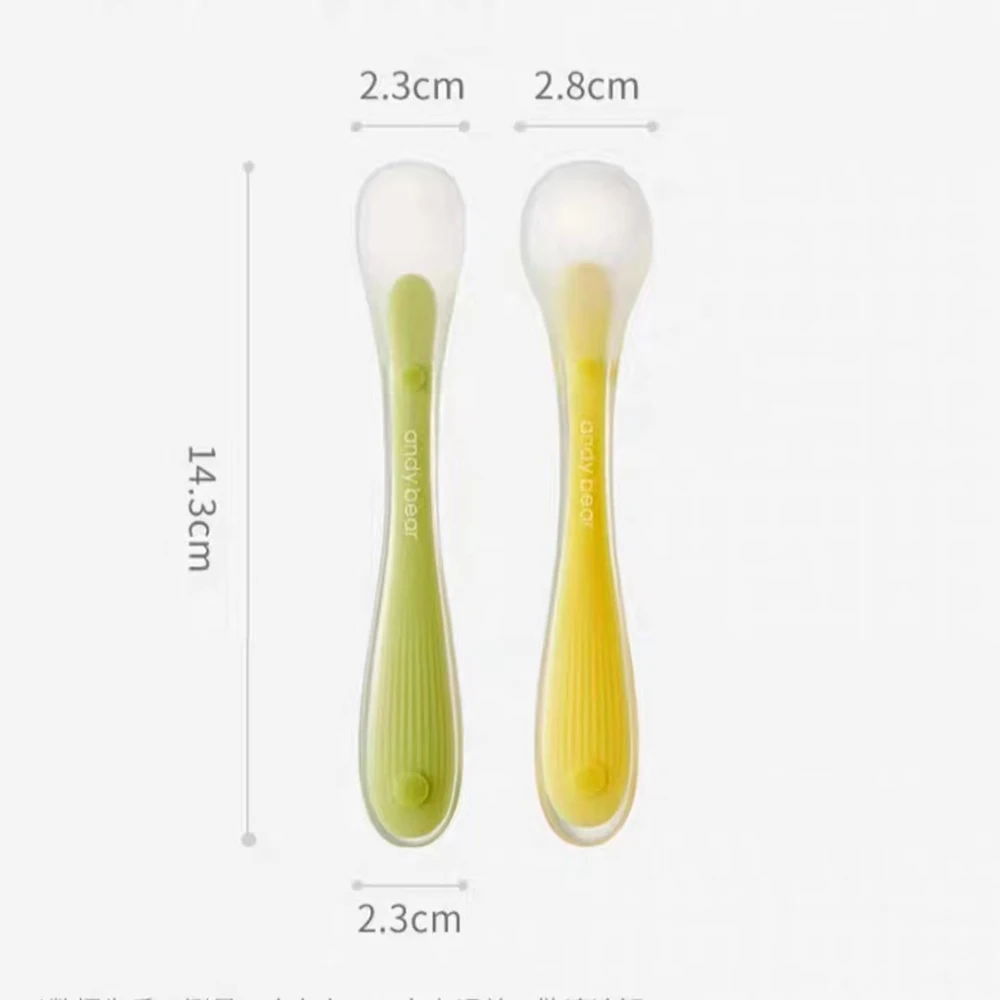 

Baby Utensils Newborn Bebe Feed Water And Complementary Food Items Stage Feeding More ScientificSoft Head Silicone Soft Spoon