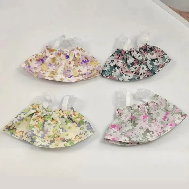 

In-Stock Labubu Doll Clothes for Dress-Up Labubu Doll Clothes for 3rd Generation Cute Labubu Doll with Pastoral Floral Skirt