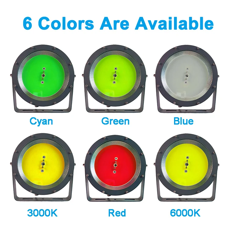 1000W Red White Cyan Green Waterproof Attract Squid Flood Lights Luring Fish Over Water