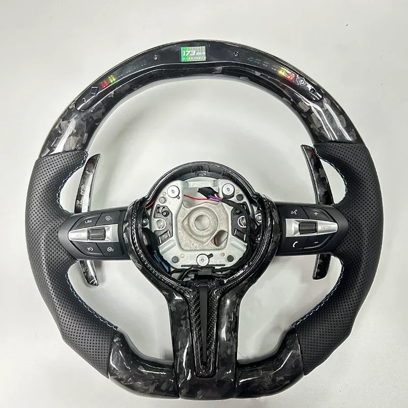 Carbon Fiber Steering Wheel M5 M3 G20 G28 G30 Car LED Steering Wheel for bmws 5 steering wheel f10/2013 f30