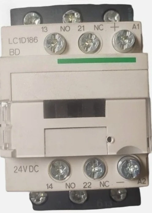 

Brand New Original LC1D186BD three-pole contactor 18A 24VDC ring terminal Fast Delivery