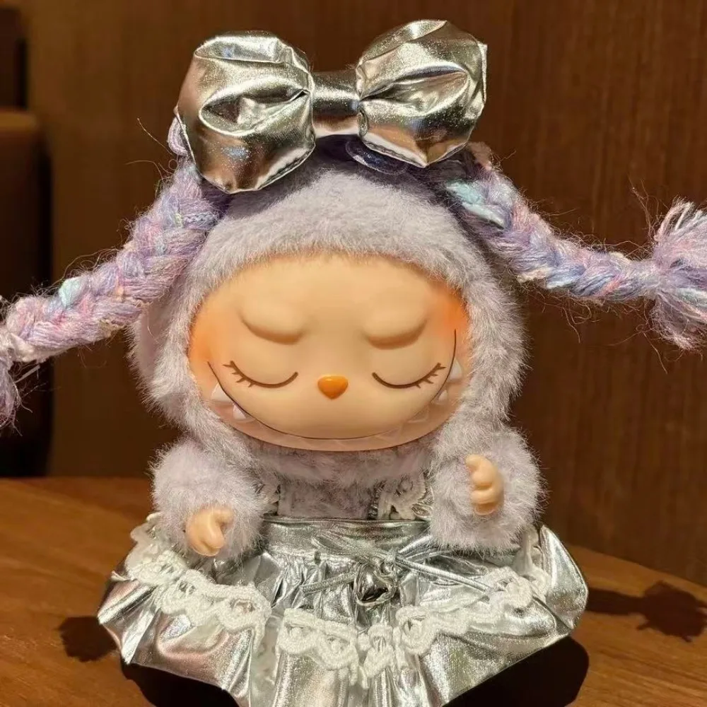 

17 см мини-плюшевая кукла, одежда, аксессуары для Кореи, Kpop Exo Labubu Idol, платье принцессы с бабочкой, одежда, подарок