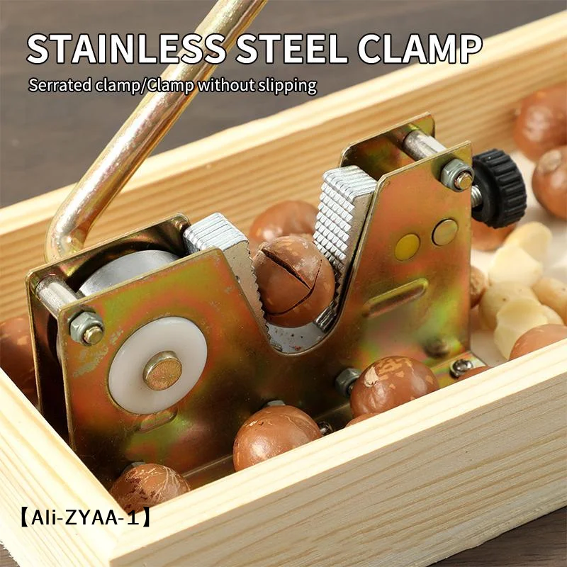 【A】Macadamia Nut Opener Fresh Macadamia Walnut Cracking Tool Hawaiian Sheller Nut Fruit Opener Device view 5