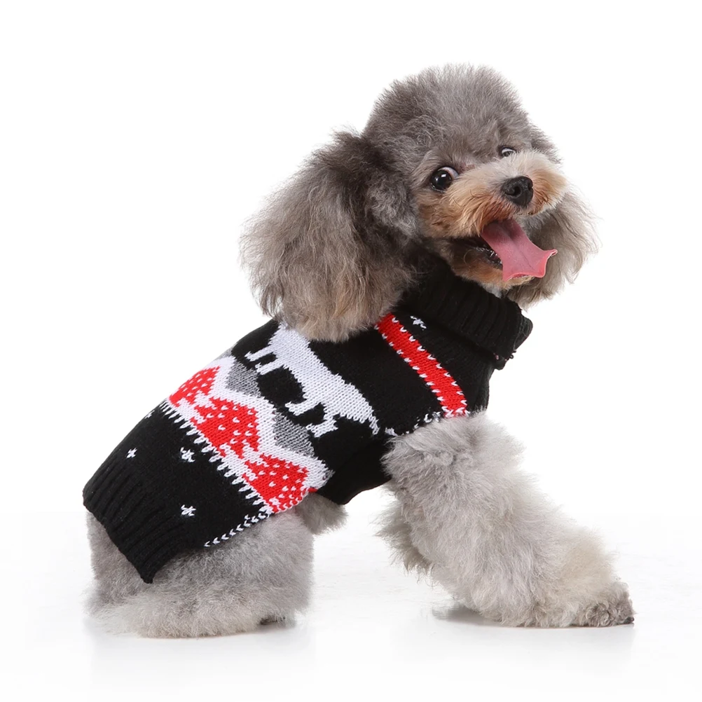 

Pet Elk Sweater Stylish Dog Clothes Durable Cool Design Perfect Walking Jogging Outdoor Activities Comfortable Photo Taking