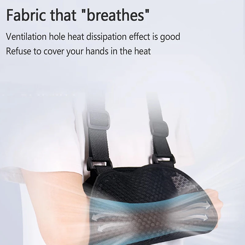 Draagbare Ademende Arm Sling Universele Ondersteuning Schouderband Brace Immobilisator Polsarm Dislocatie Protecter Vast Nieuw