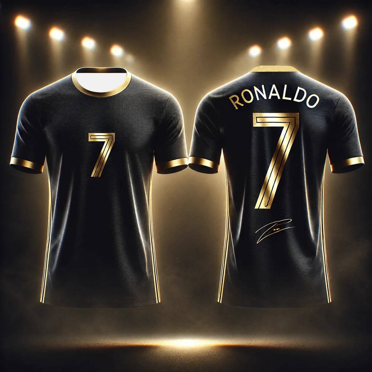 Exclusive Ronaldo Fashion Football Superstar Collection Sports Jersey Quick Dry T-shirt for Kids Adults Outdoor Leisure and Fans