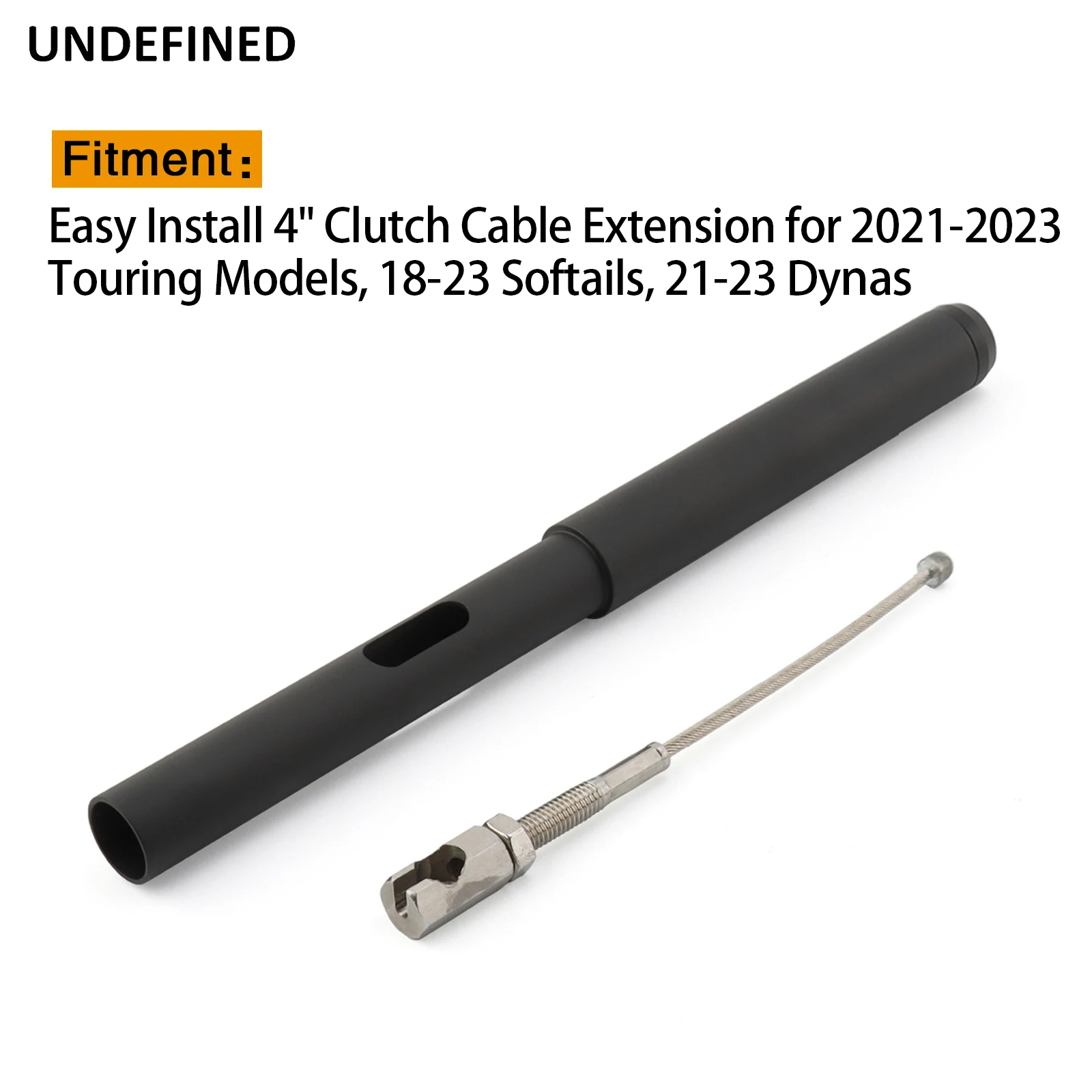 Clutch Cable Extension Kit for Harley 21-23 Touring 18-23 Softail 21-23 Dyna Street Bob Low Rider Road Electra Street Glide