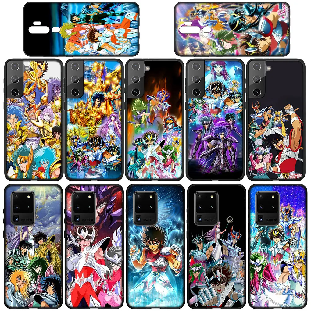 Anime Cartoon Saint Seiya Phone Casing for Xiaomi Redmi Note 13 13C A3 A3X Mi POCO F6 F5 Pro C65 C55 C50 C51 Edge Cover Case