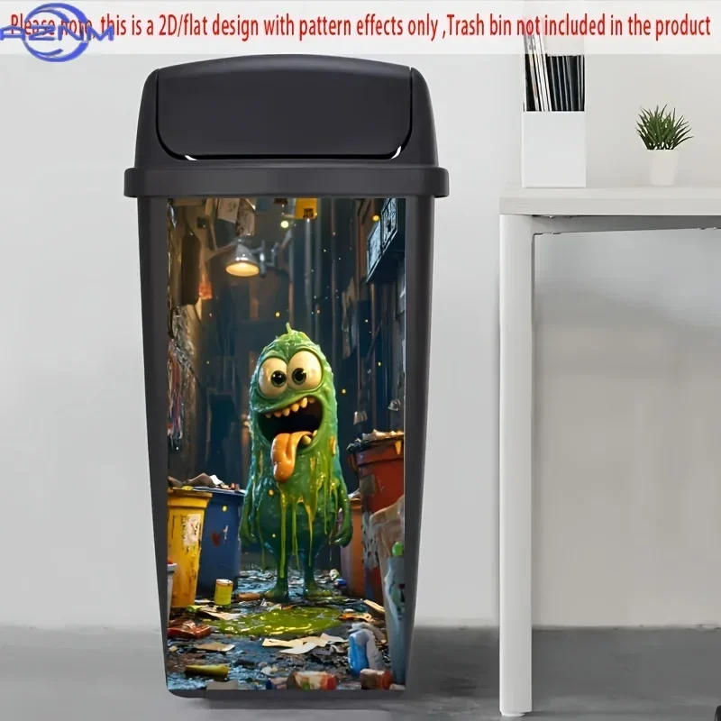 DIY Household Trash Can Renew 2D Print Decal Stand‑out Graphic Ornament