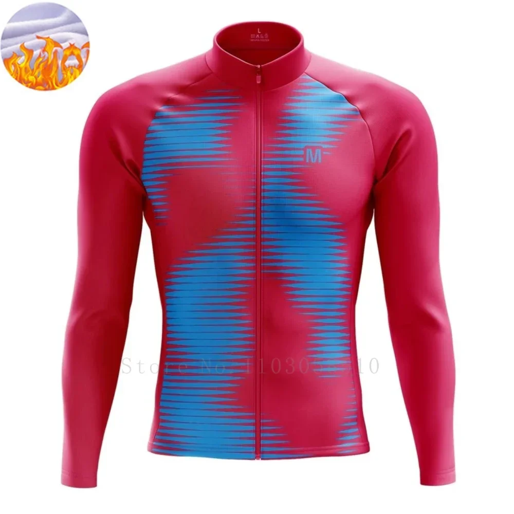 

Зимняя профессиональная термофлисовая куртка с длинным рукавом, велосипедный трикотаж, мужская спортивная велосипедная одежда Ciclismo Mtb, мотоциклетные велосипедные куртки