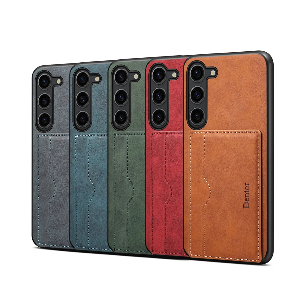 เคสโทรศัพท์หนังแบบแม่เหล็กหรูหรา สไตล์เรโทร ผิวด้าน สำหรับ Samsung Galaxy A55 5G A15 5G A25 A35 A05 A05S