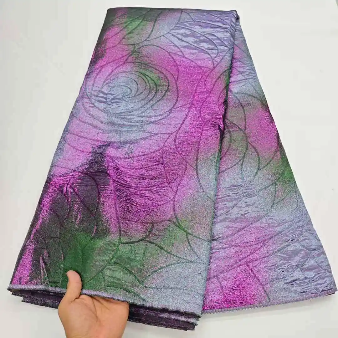 2025 คุณภาพสูงผ้า Jacquard ผ้าแอฟริกัน Organza ลูกไม้ผ้าผู้หญิงภาษาฝรั่งเศสคําผ้าตาข่ายสําหรับเย็บชุด