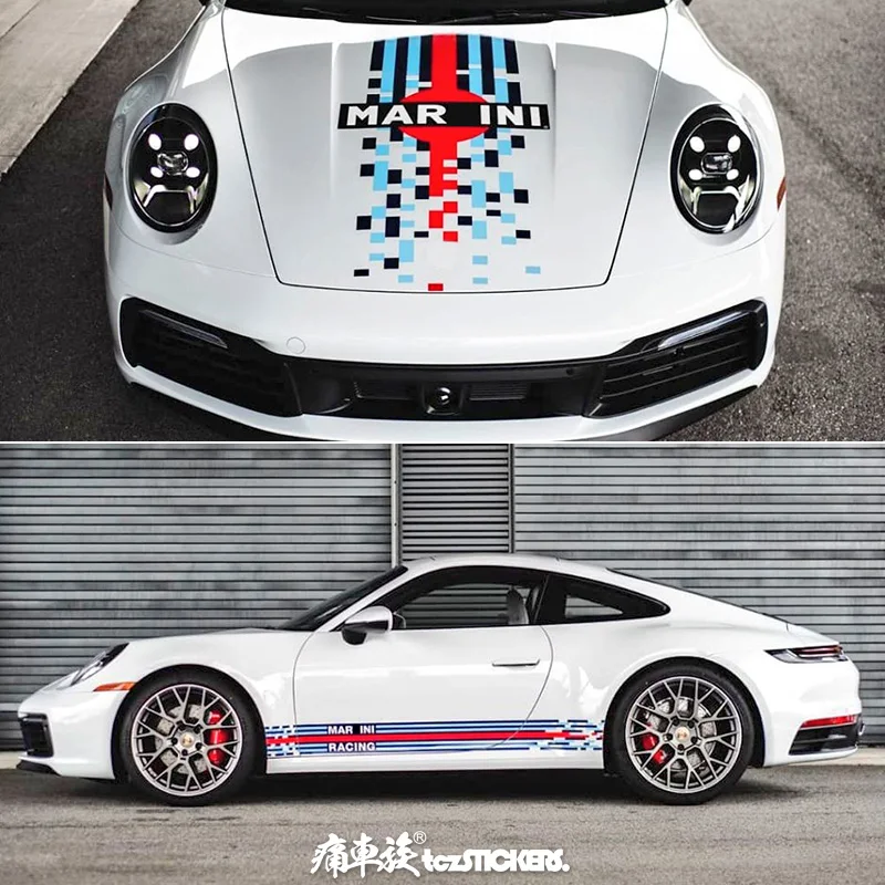 

Car sticker FOR Porsche 911 817 Panamera Cayenne body modification custom sports decal film accessories