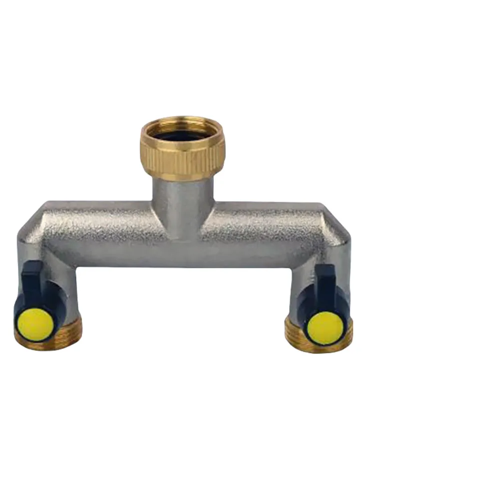 Bewateringsgereedschap Connector 2-weg waterverdeler Badkamerarmaturen Bidirectionele uitloop Innovatief ontwerp voor krappe ruimtes