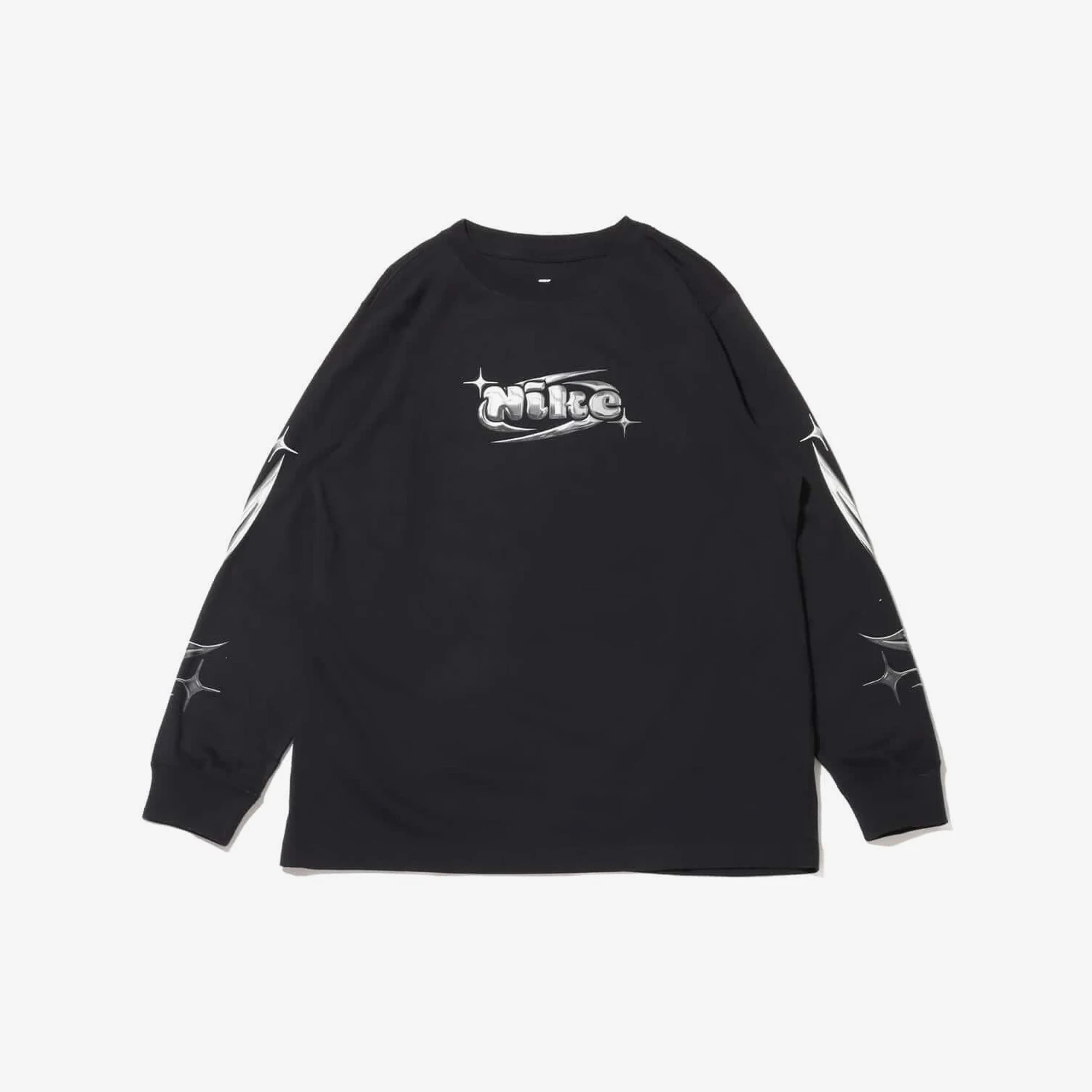 

Nike Official Genuine Spring and Autumn Women's Loose Round Neck Casual Sports Knitted T-Shirt FQ5675-010