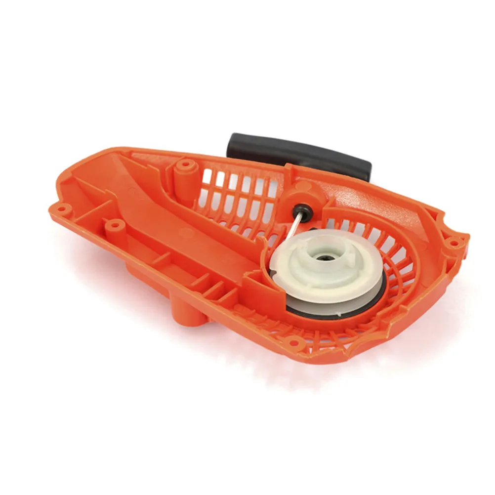 1Pcs Robust Manual Chain Saw Starter Kit for Gas Powered Chainsaws Engine Starting Tool Plastic Housing Fabric Rope Long Life