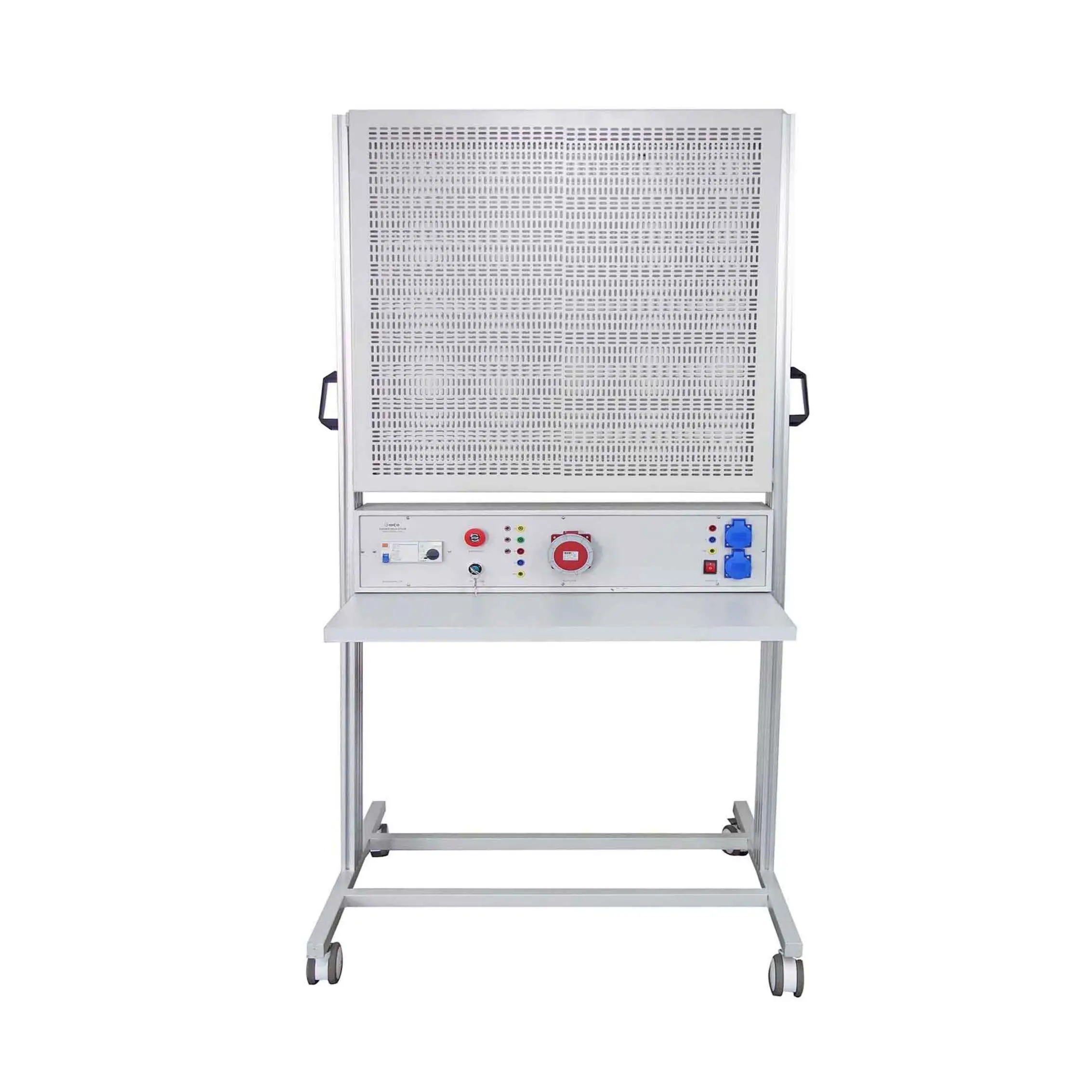 

CEW-201 Mobile Electrical Installation Trainer with Dual-Sided Grid Wall Metal Electric Powered