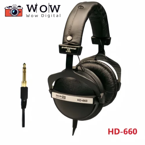 Superlux HD660 Professional Closed Dynamic Stereo Headphone for recording studio and monitoring Noise Canceling Clear Sound Soft