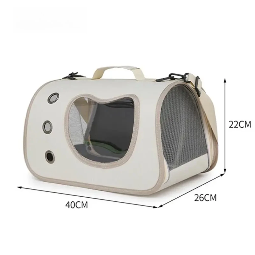 40×26×22cm Pet Carrier Bag for Small Dogs Cats Outdoor Portable Foldable Cat Bag Breathable Cat Shoulder Bag Kitten Carrying Bag view 2