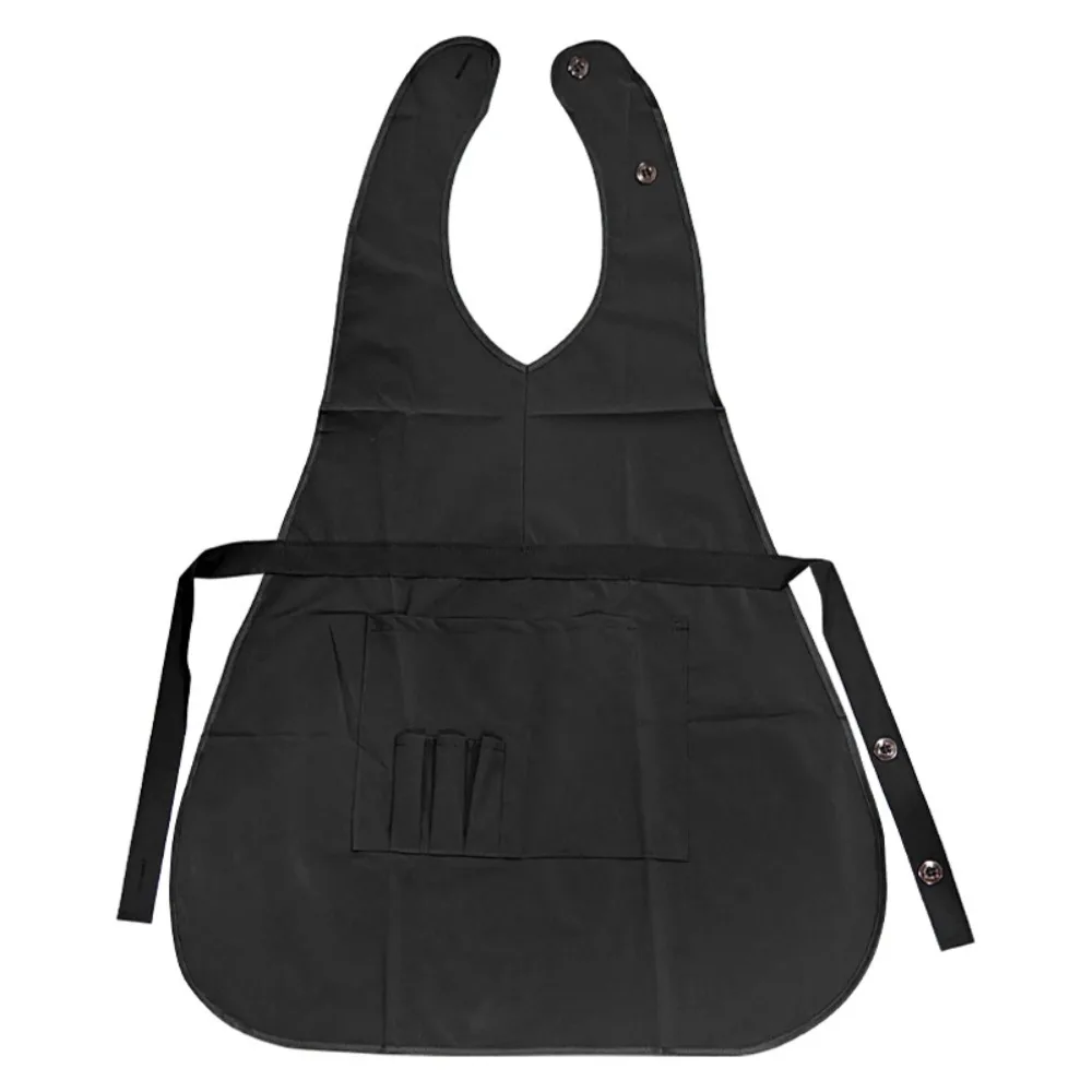 

Водонепроницаемый черный фартук для стилиста, регулируемый, для окрашивания волос, парикмахерский халат, дышащая рабочая одежда для барбершопа, для парикмахера