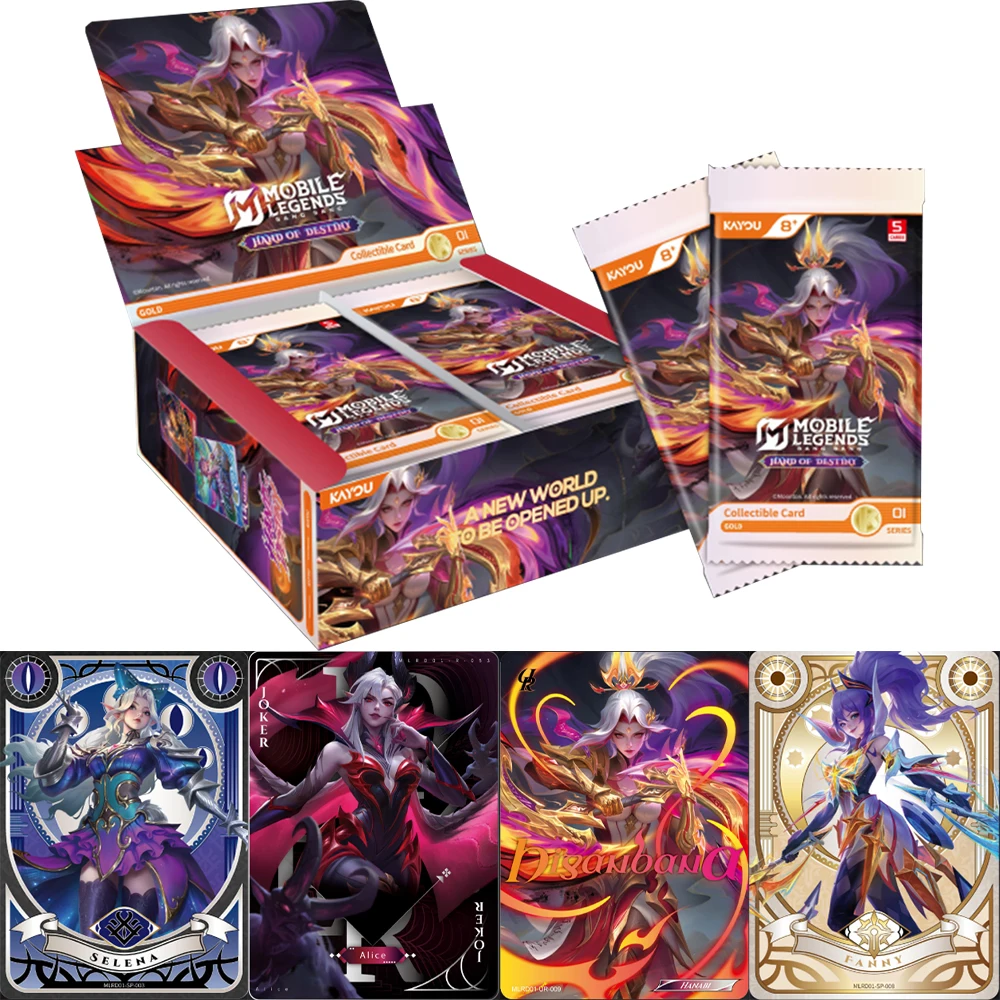 KAYOU Mobile Legends Rare Cards Fate Hand Series Official Collectibles MLBB Merch Popular Discount Gift Sale Hot Trending Now