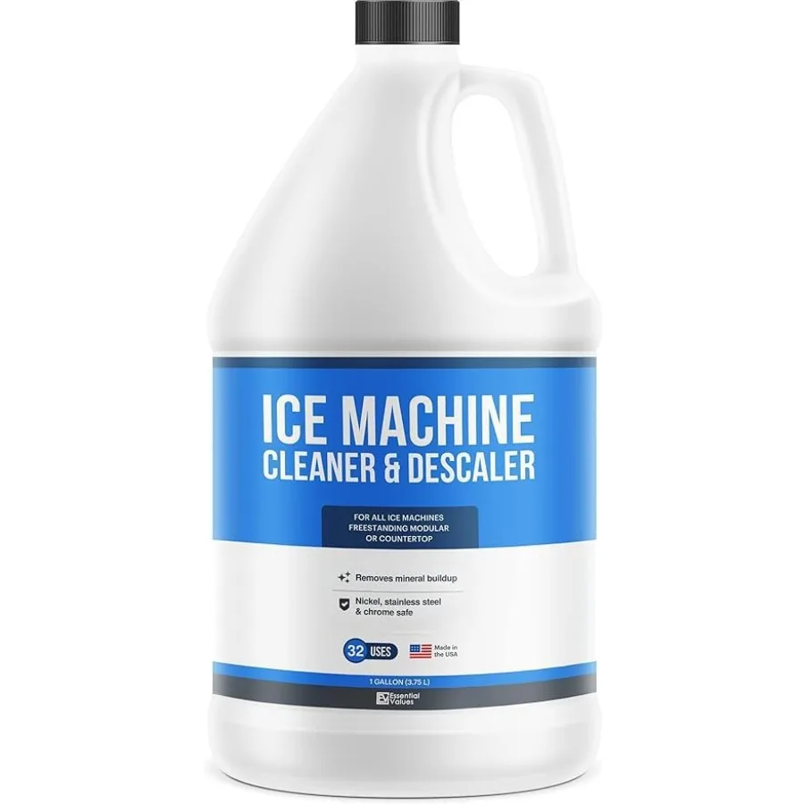 

Средство для очистки льдогенераторов 32 Uses Ice Machine Cleaner, 1 галлон, для удаления накипи, совместимо с Whirlpool 4396808, Manitowac, Ice-O-Matic, Scotsman F
