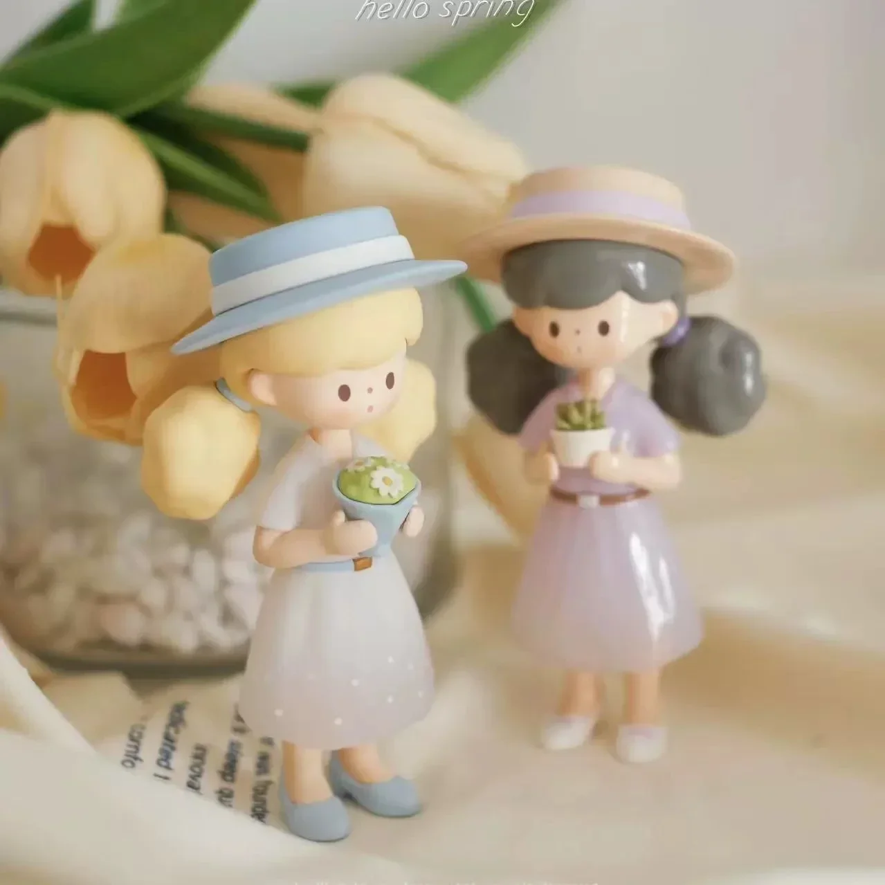 FINDING UNICORN Molinta Spring City Wandering Series Blind Box Toys Kawaii Anime Action Figure Surprise Mystery Box Dolls Girls