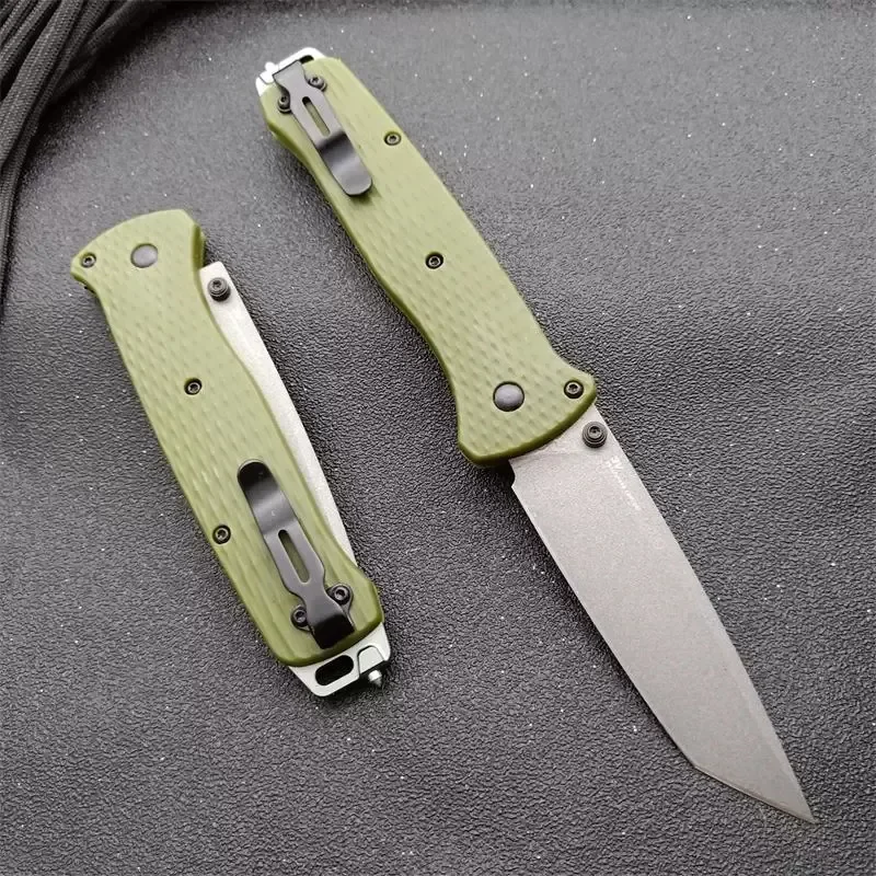 Outdoor Bailout 537 Folding Knife S35V Blade Nylon Glass Fiber Handle Camping Self Defense Knives Pocket Tactical EDC Tool