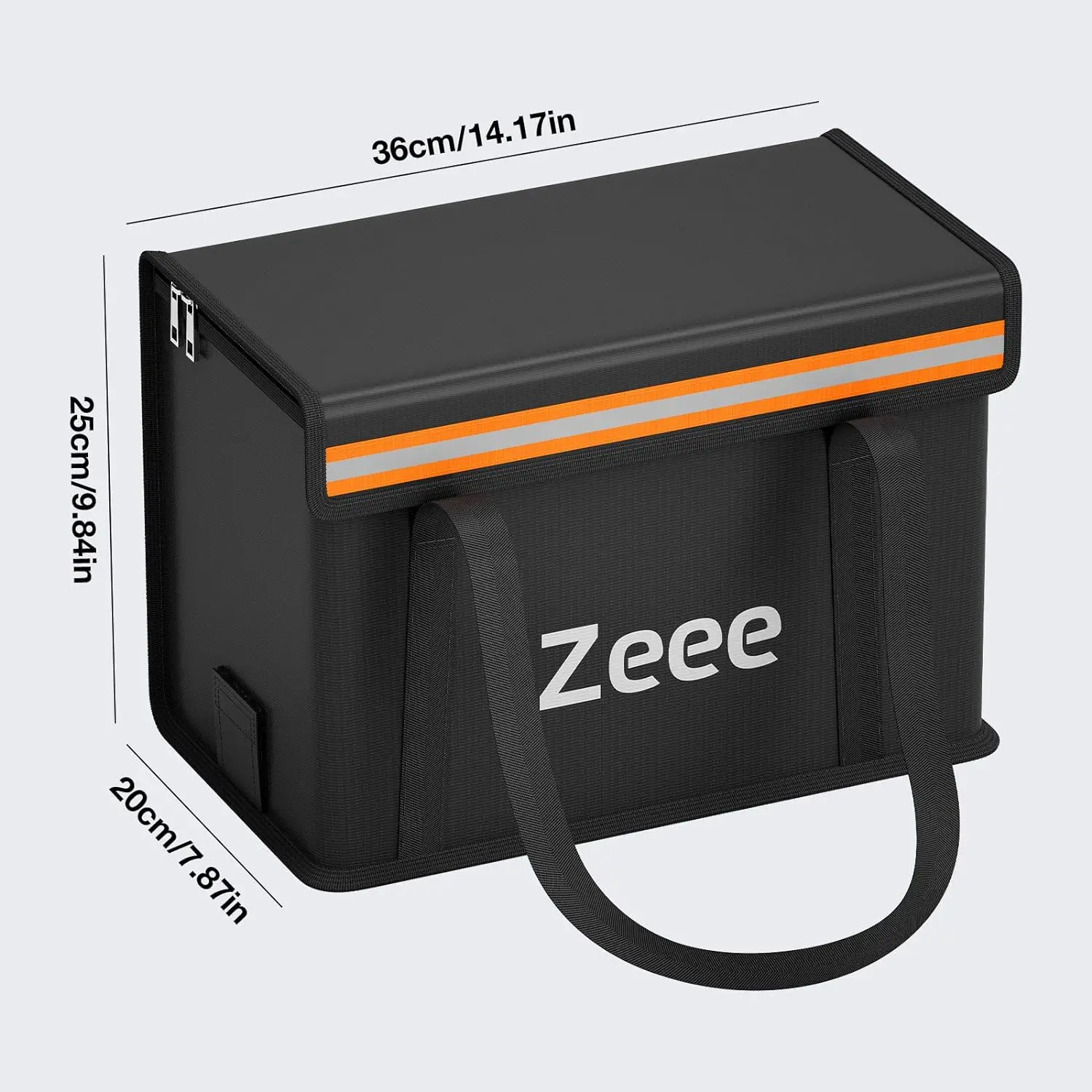 Zeee-lipo-電動自転車用の耐火安全バッグ,大容量,バッテリー充電器,防爆