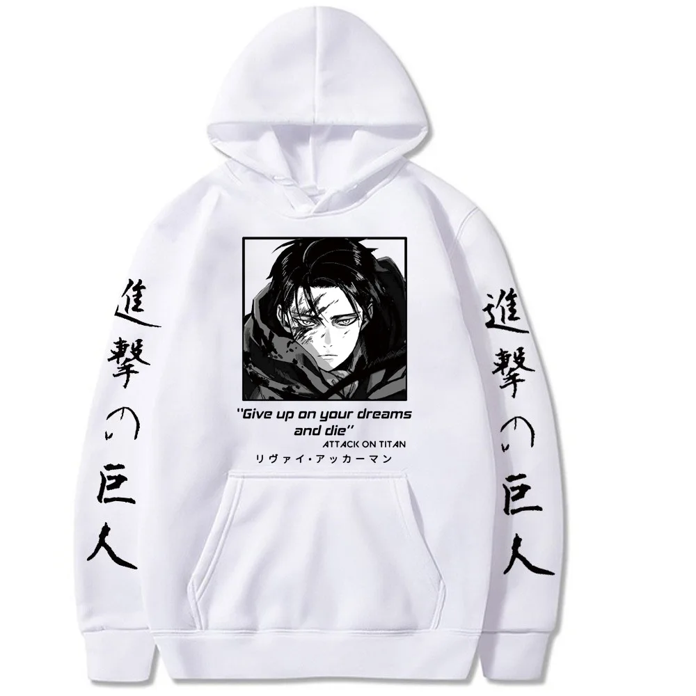 Attack on Titan Japanese Animation Men's Hoodie Autumn Sweatshirt Men Womnen Fashion Brand Design Pullover Men's Fleece Hoodies
