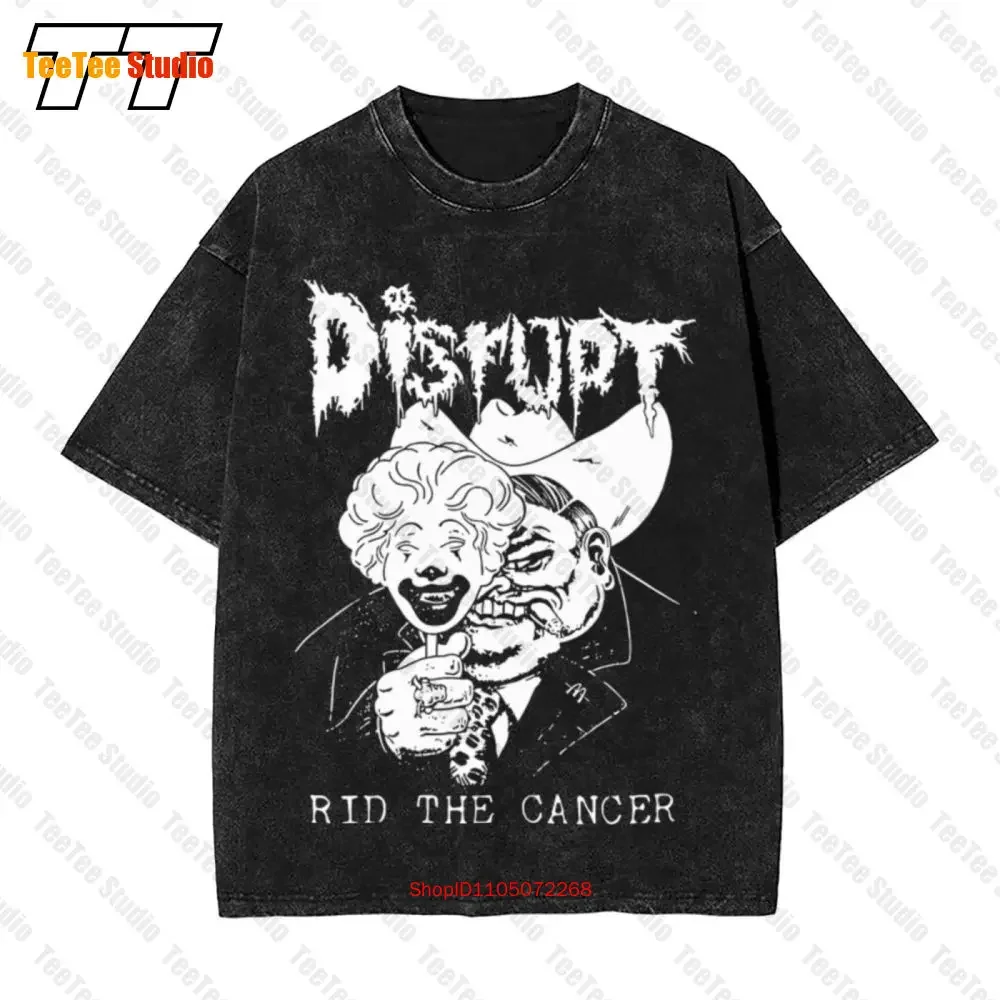 Disrupt Rid The Cancer Vintage Oversized T-Shirt ZTY1