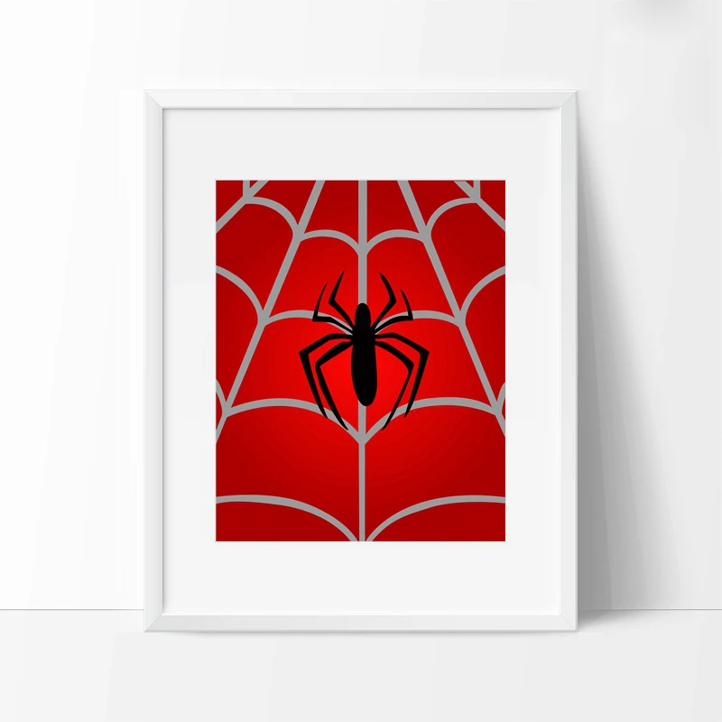 Superhero Avenger Spiderman Canvas Painting For Kids Boy Room Marvel Art Print Poster Wall Pictures Child Bedroom Decor