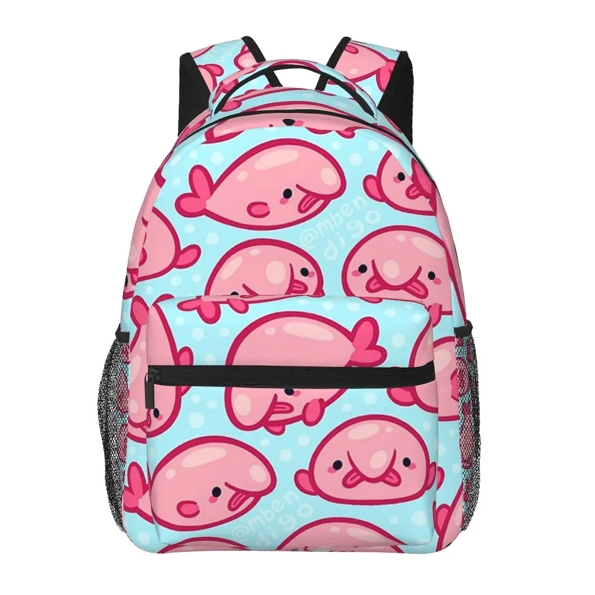 

Blob Backpacks Boys Girls Bookbag Children School Bags Cartoon Kids Rucksack Shoulder Bag Large Capacity