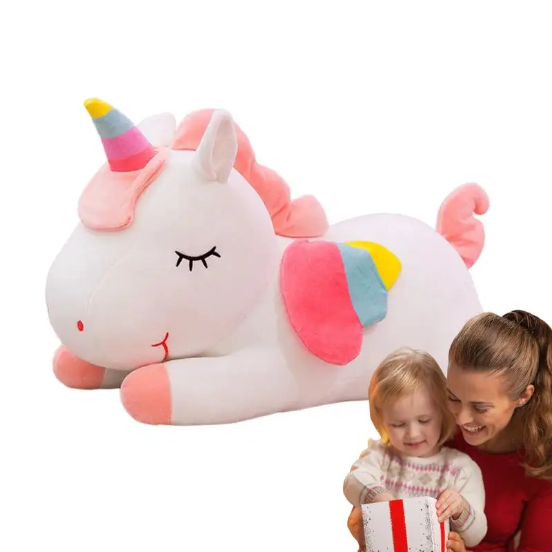 

Animal Pillows For Kids Soft Lumbar Back Cushion Large Animal Pillow Soft Plush Doll Sleeping Companion Cuddly Toys For Bedroom