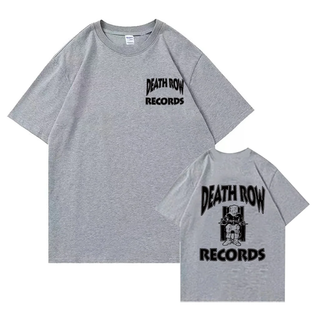 Death Row Records Dr Dre Tupac T-Shirt New Fashion Streetwear Tee-Shirt O-Neck Hip Hop Tshirts