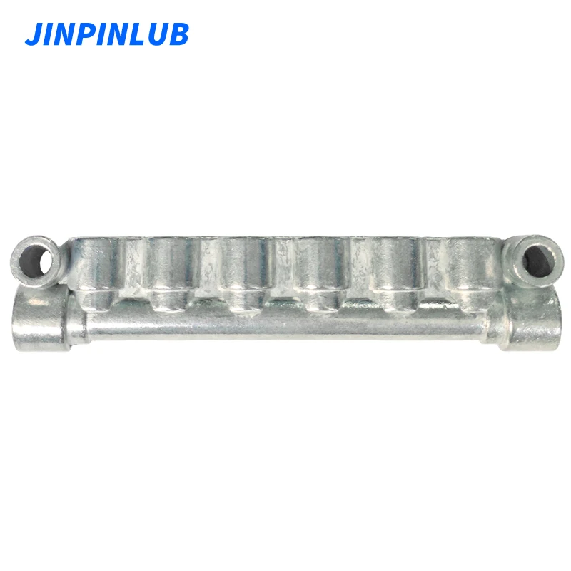 JINPINLUB Type A resistance distributor zinc alloy oil circuit fixed connector distributor block for lubrication