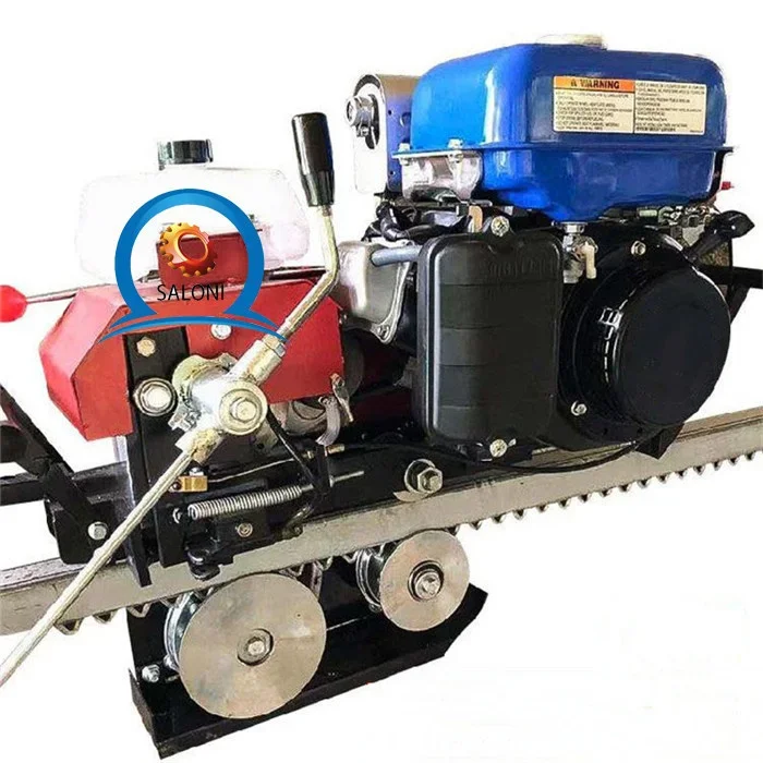 High Quality Self-propelled Monorail Transporter Orchard Track Hydraulic Small Train Monorail Transporter