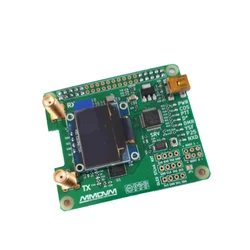 Placa de punto de acceso V1.3 MMDVM _ HS _ dual_hat MMDVM Duplex RX TX UHF VHF + antena + soporte OLED P25 DMR YSF NXDN para Raspberry pi, novedad