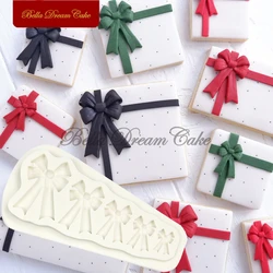 Various Size Ribbon Bow Design Fondant Silicone Mold ​3D Christmas Chocolate Mould DIY Clay Molds Cake Decorating Tools Bakeware