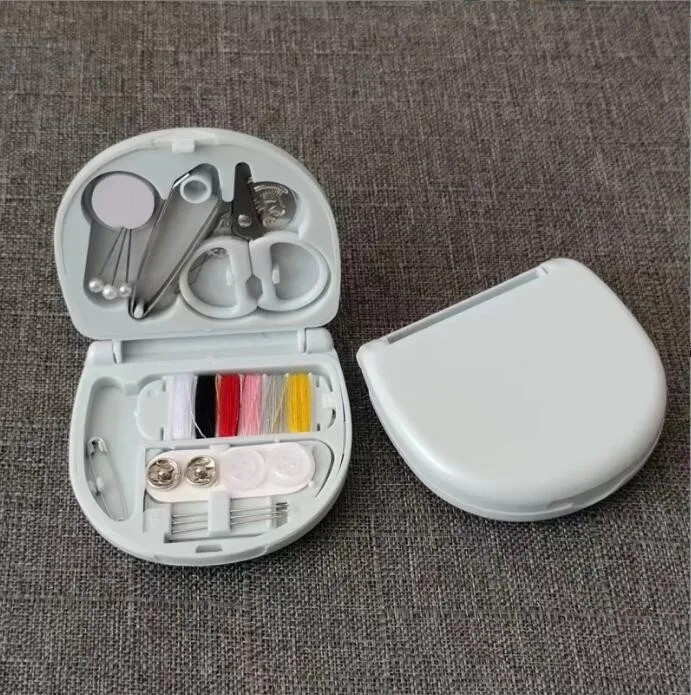 

Compact Nordic-inspired sewing kit with needle case-perfect for home use and student dormitories