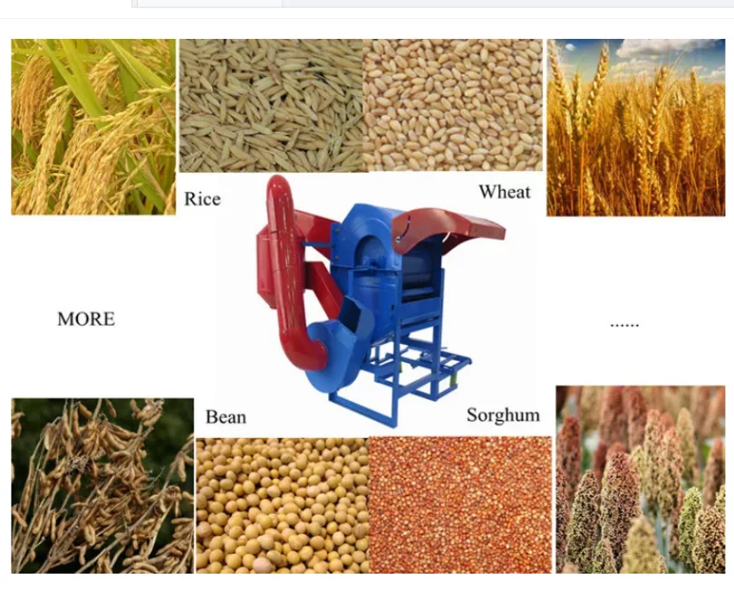 Mini  Grain Wheat Corn Bean Rice Thresher Paddy Rice Thresher for Home Use view 4