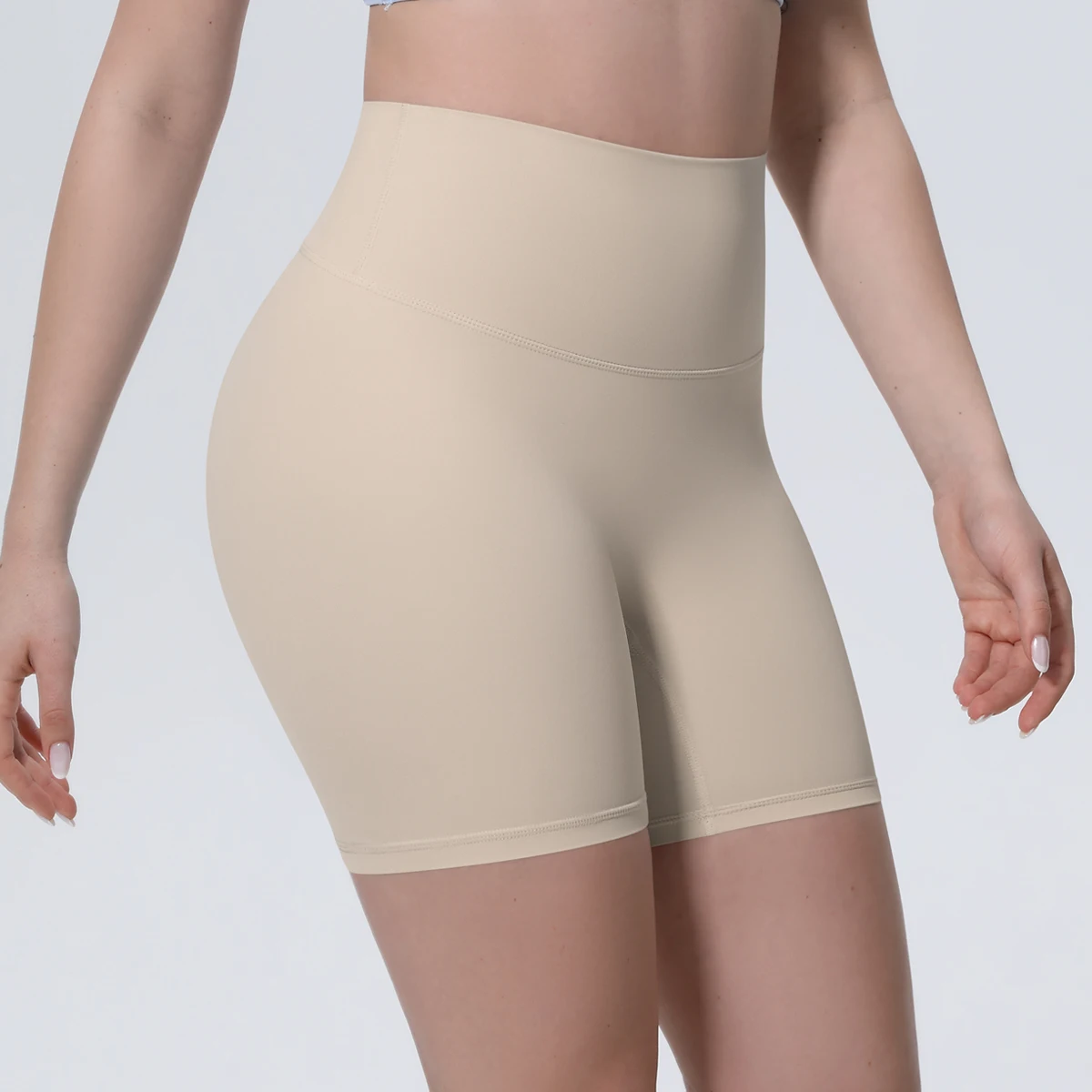 20 Farben Hochelastische Schnelltrocknende Nahtlose Yoga-Shorts Gym-Sport-Peach-Butt-Shorts mit Hoher Taille Lauf- und Fitness-Shorts Workout-Shorts – Detail 14
