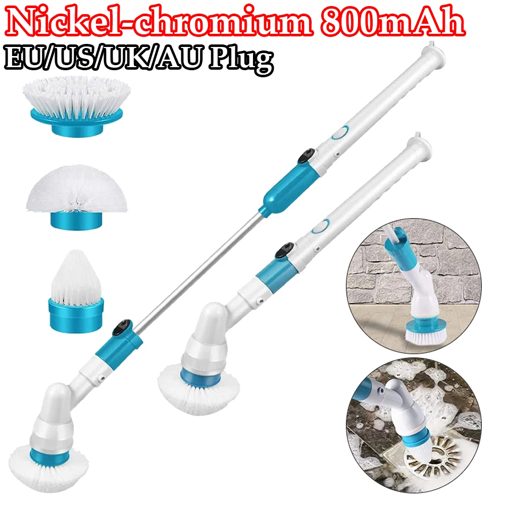 Handheld Cordless Electric Cleaning Brush Rechargeable Electric Spin Cleaner Window Wall Cleaner Kitchen Bathroom Cleaning Tools