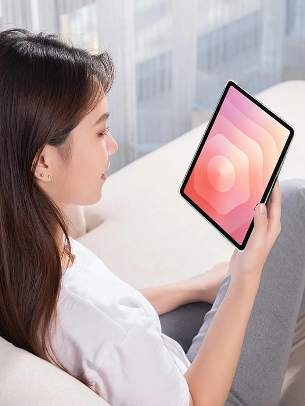 حافظة أقراص شفافة مقاس 11 بوصة لهاتف سامسونج جالاكسي تاب S11 2025، غطاء شفاف رفيع للغاية مقاوم للصدمات من مادة البولي يوريثان الحراري SM-X730، SM-X736 #6